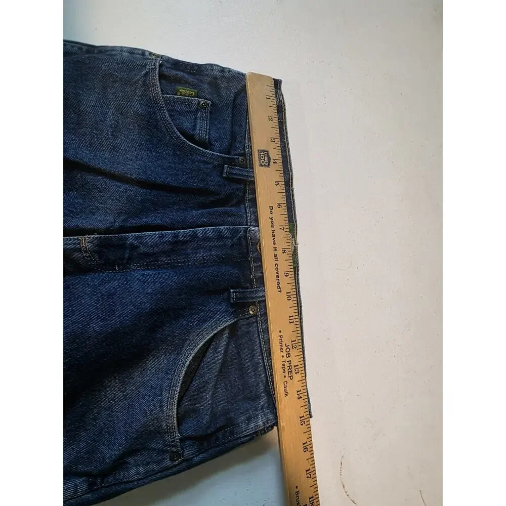 Cabelas Mens Jeans Fleece Lined Blue 30x32 Workwear